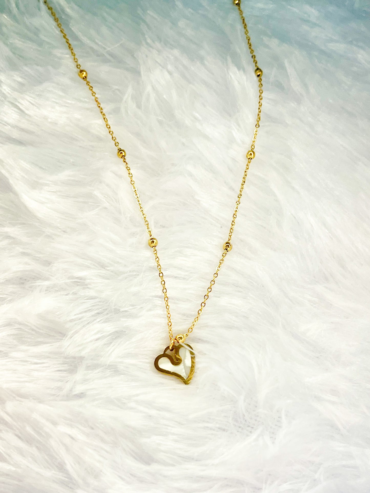 Stainless steel Heart Shaped Necklace