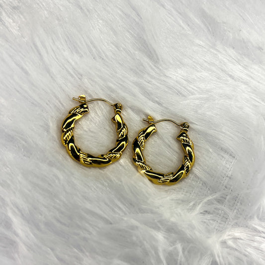 Stainless Steel Anti Tarnish Hoops Earring