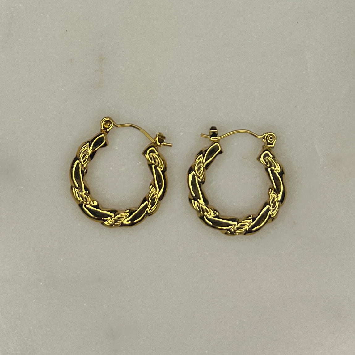 Stainless Steel Anti Tarnish Hoops Earring