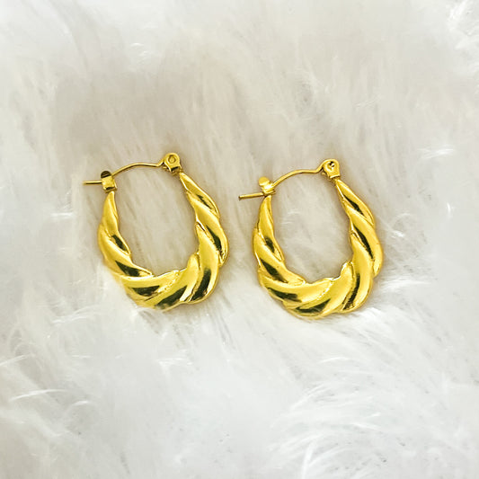 Stainless Steel Anti Tarnish Hoops Earring