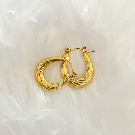 Stainless Steel Anti Tarnish Hoops Earring
