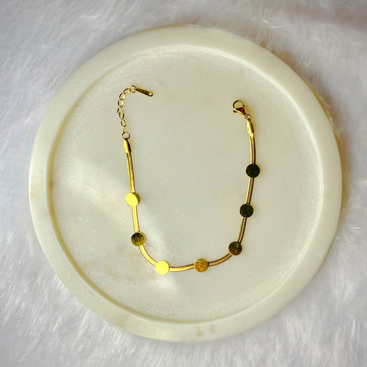 Stainless Steel Circle Chain Bracelet