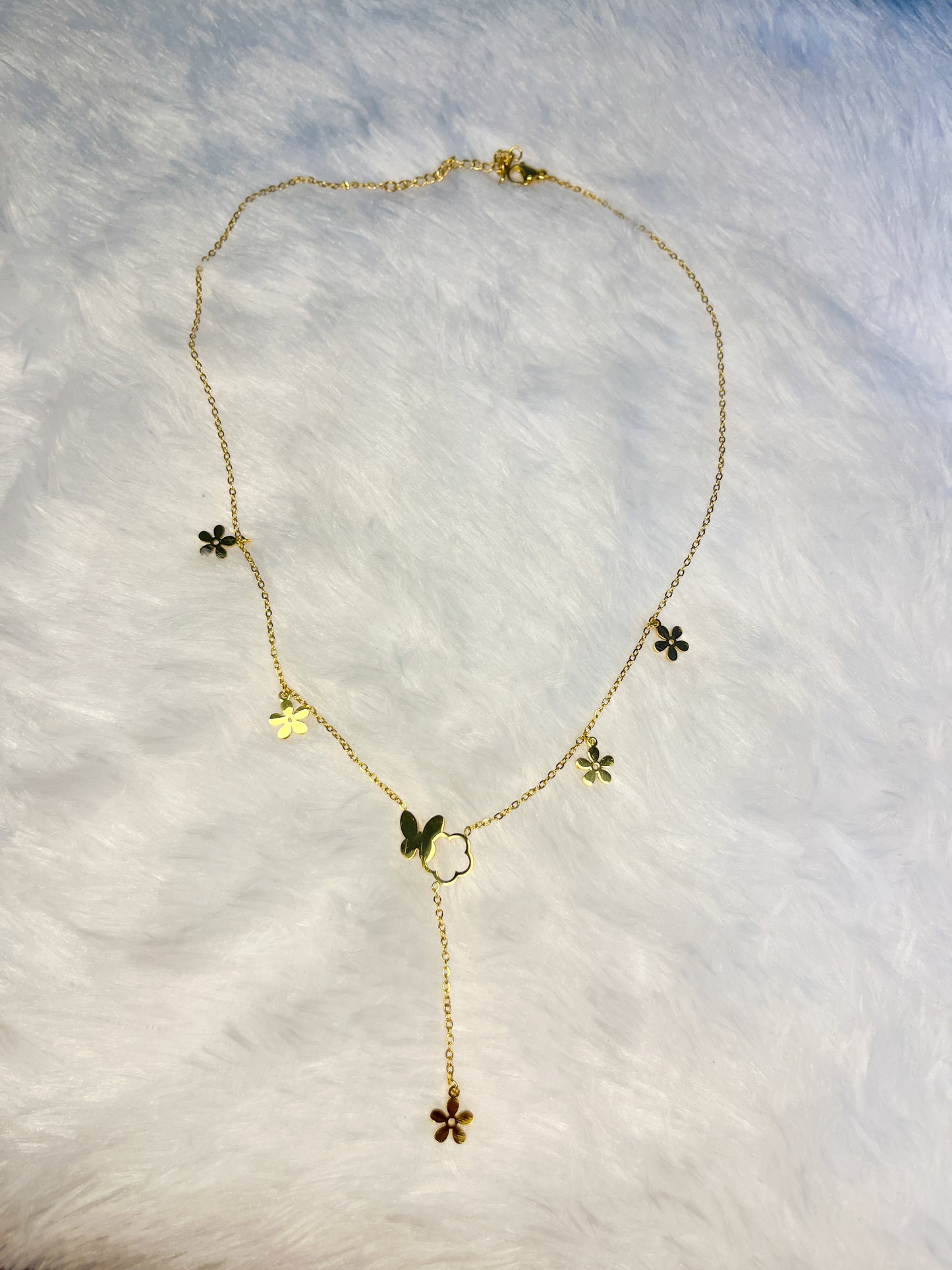 Stainless steel Daisy Flower Necklace