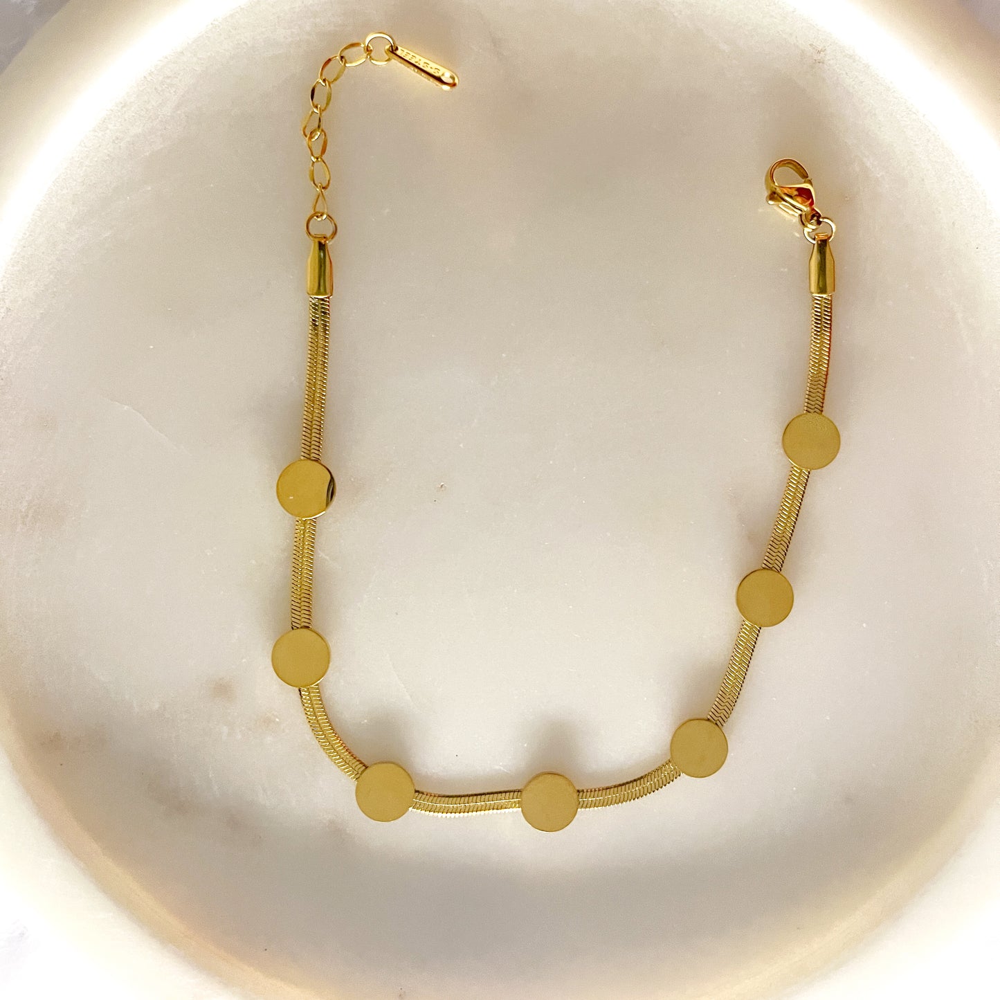 Stainless Steel Circle Chain Bracelet