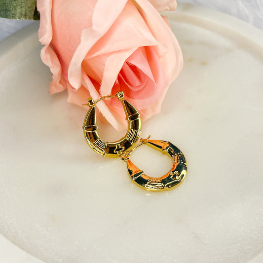 Stainless Steel Anti Tarnish Hoops Earring