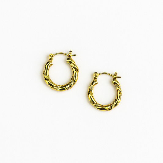 Stainless Steel Anti Tarnish Hoops Earring